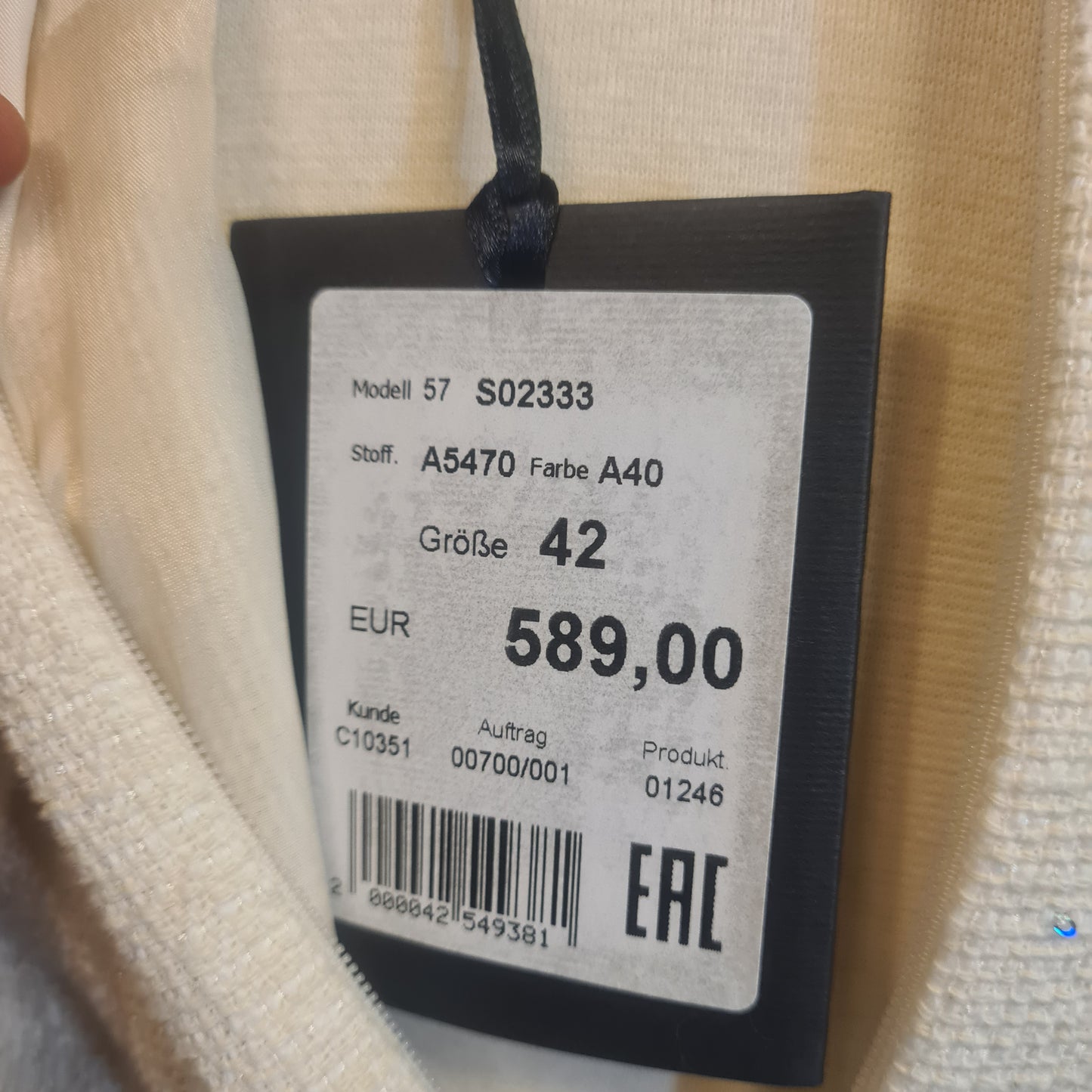 Maxi jurk | Peserico| Nieuw met kaartjes | L