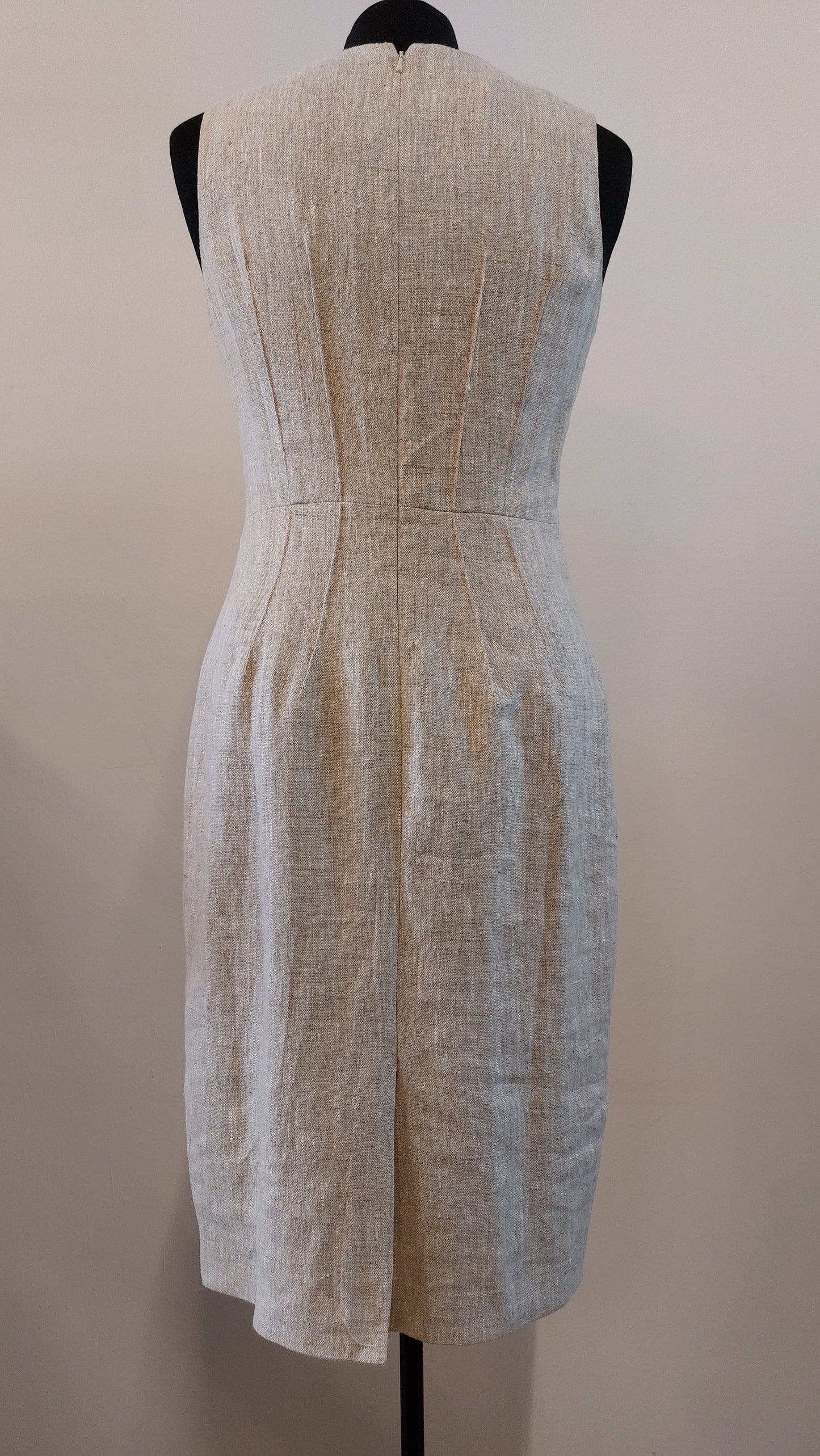 Hobbs London Linnen deux piece | Jurk en colbert 36