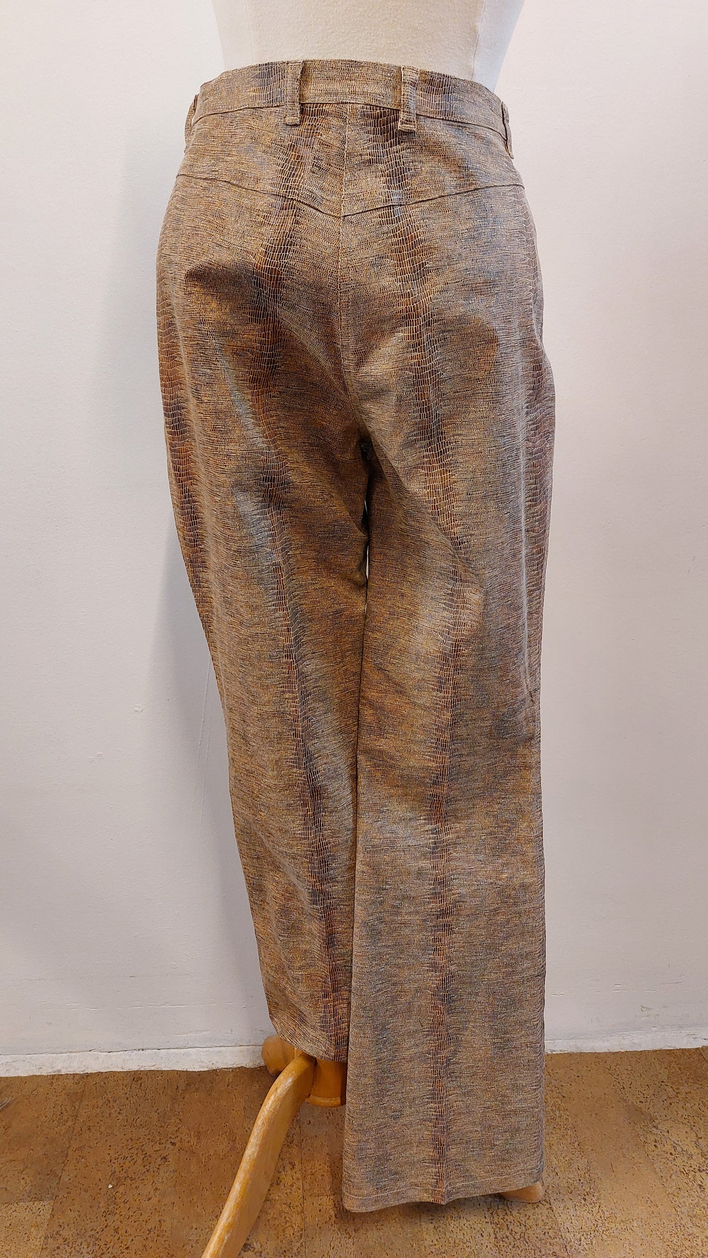 Escada broek | Slangenleereffect | M