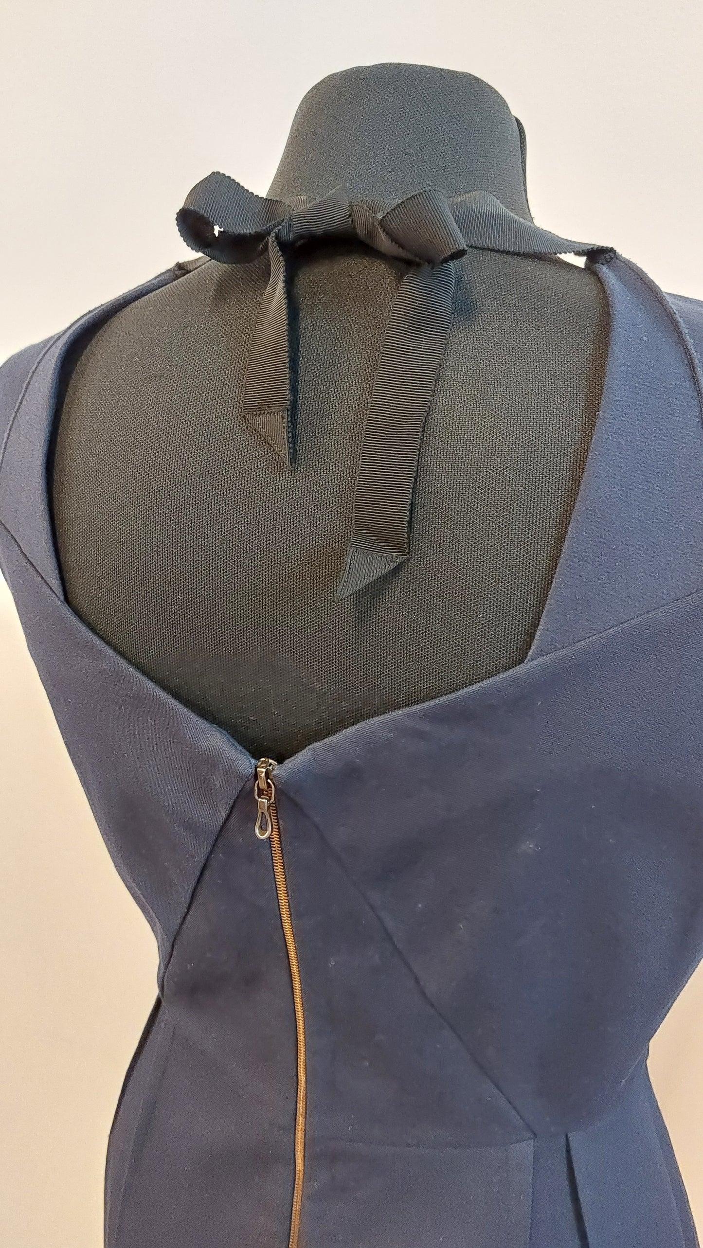 Roland Mouret Marine katoenen jurk | L