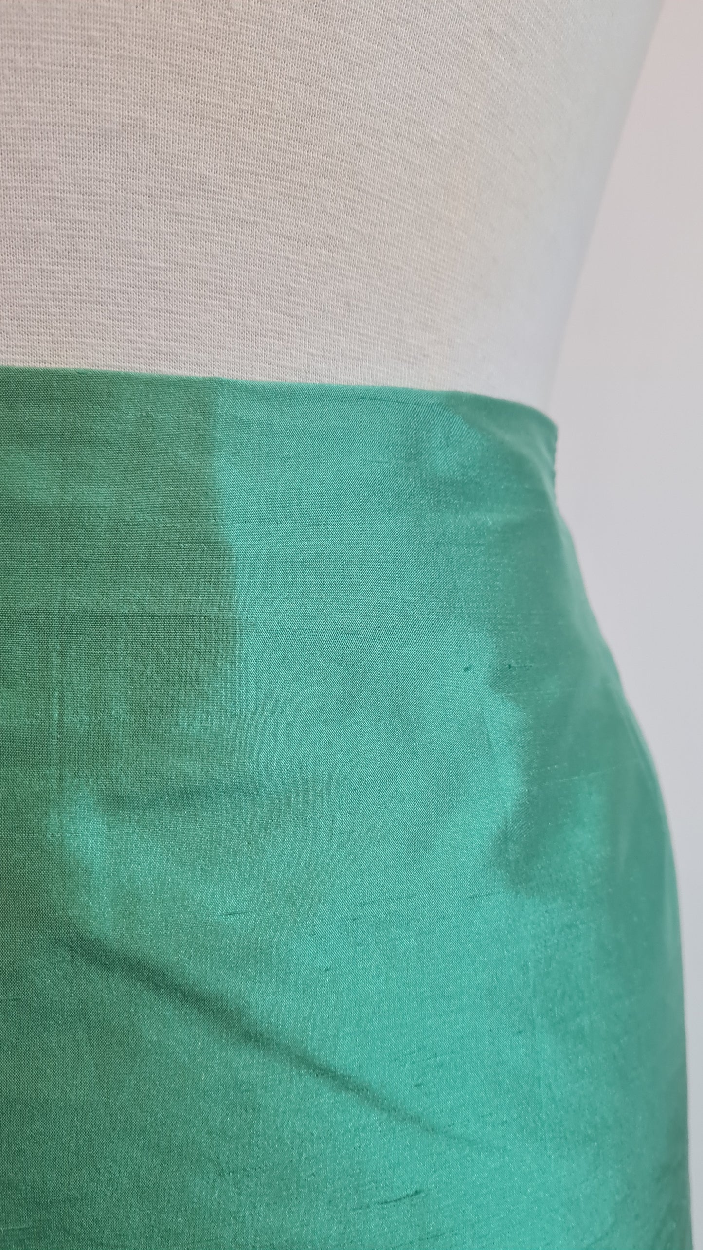 Maxirok mintgroen | Zijde | XL