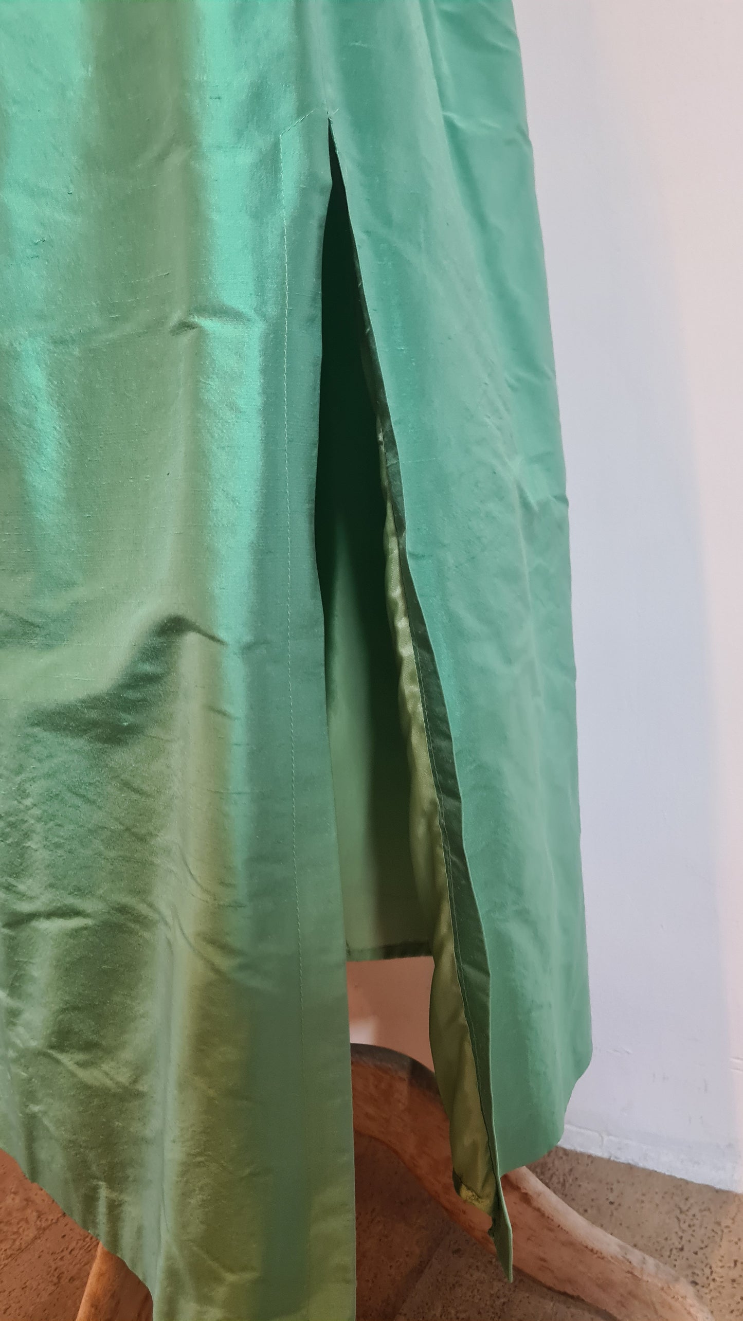 Maxirok mintgroen | Zijde | XL