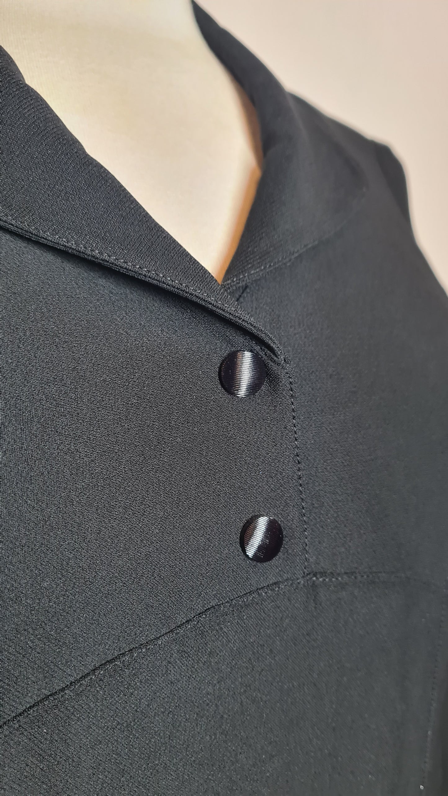 Not so little black dress | Thierry Mugler Couture | Jaren 80 | M/L