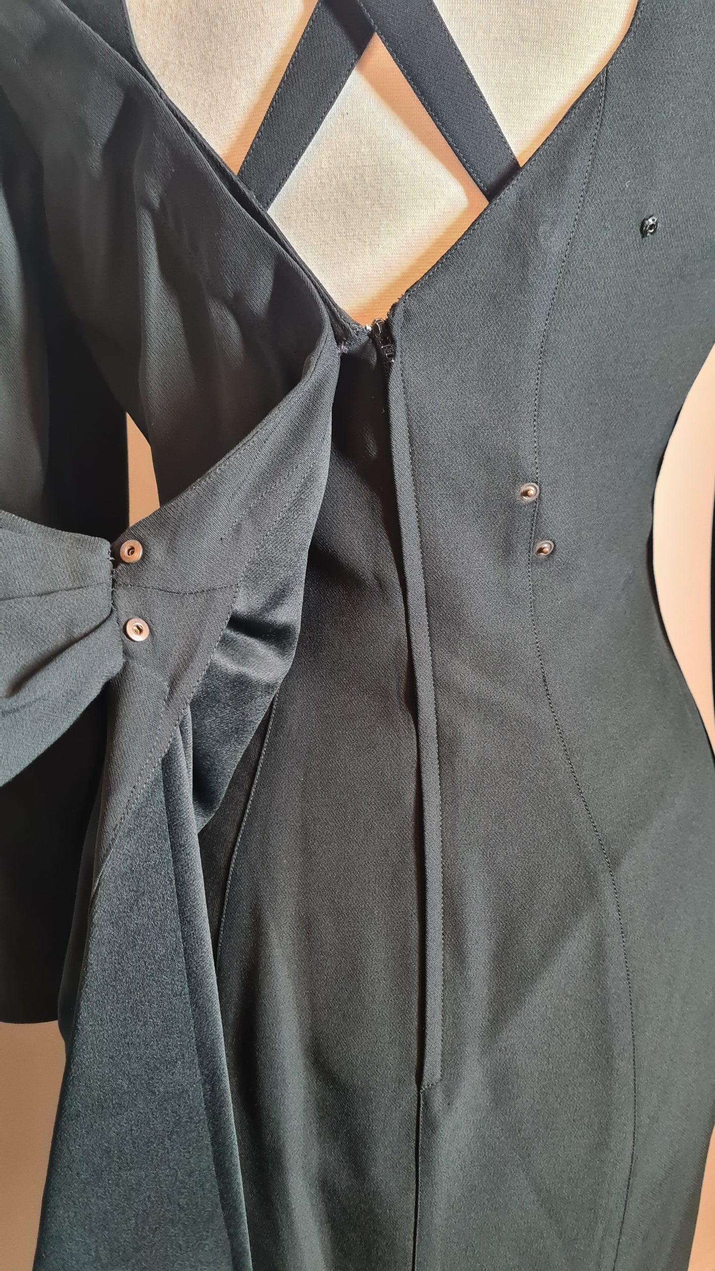Not so little black dress | Thierry Mugler Couture | Jaren 80 | M/L