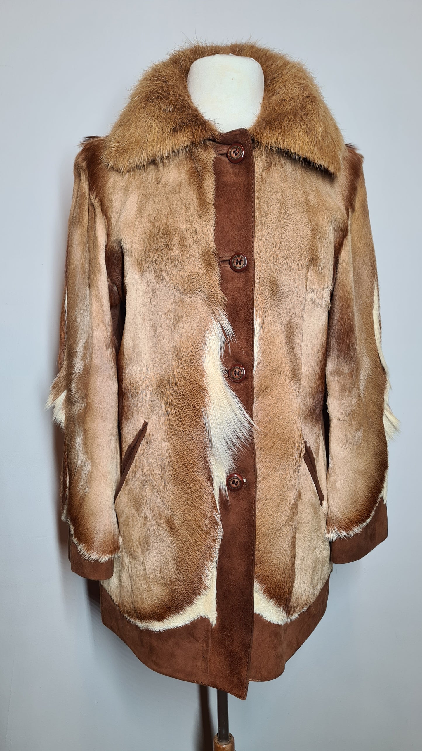 Impala fur coat 1970s M
