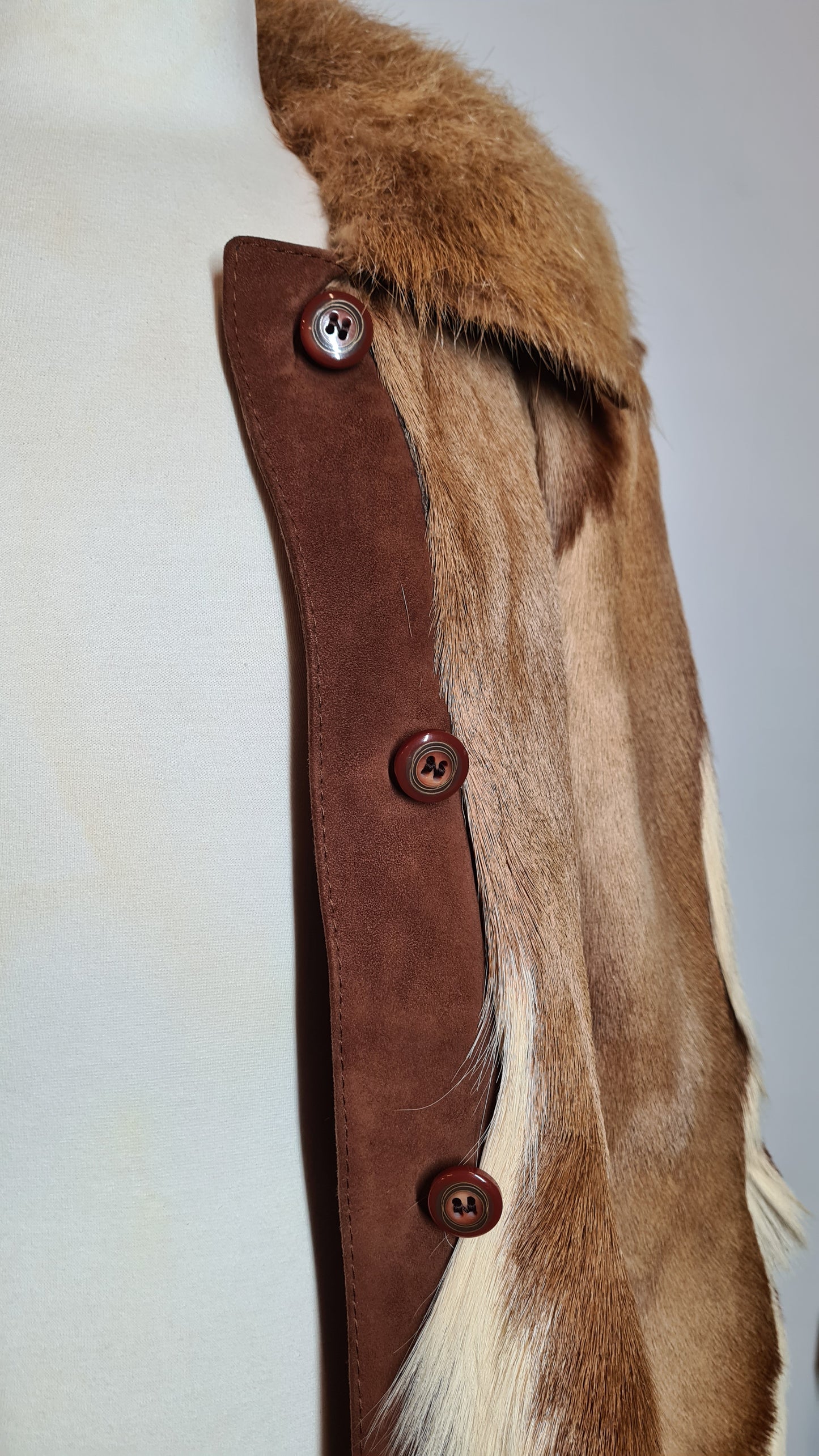 Impala fur coat 1970s M