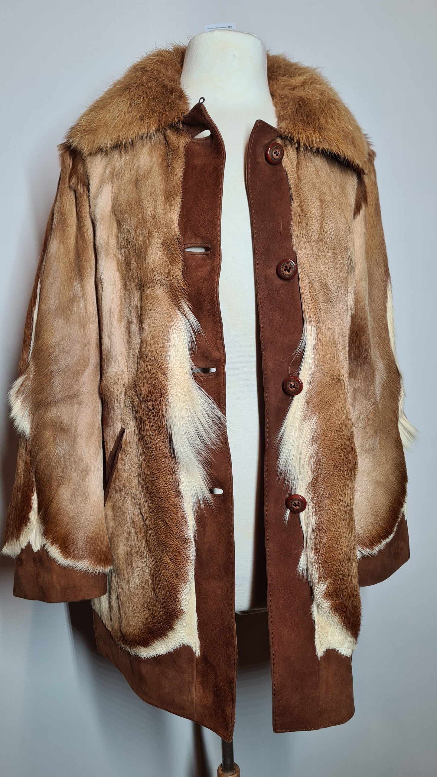 Impala fur coat 1970s M
