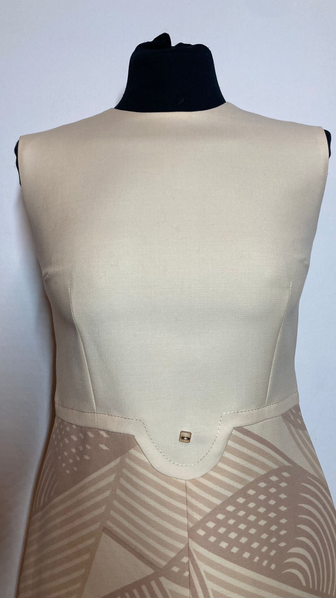 Originele jaren 60 midi jurk | wol | M