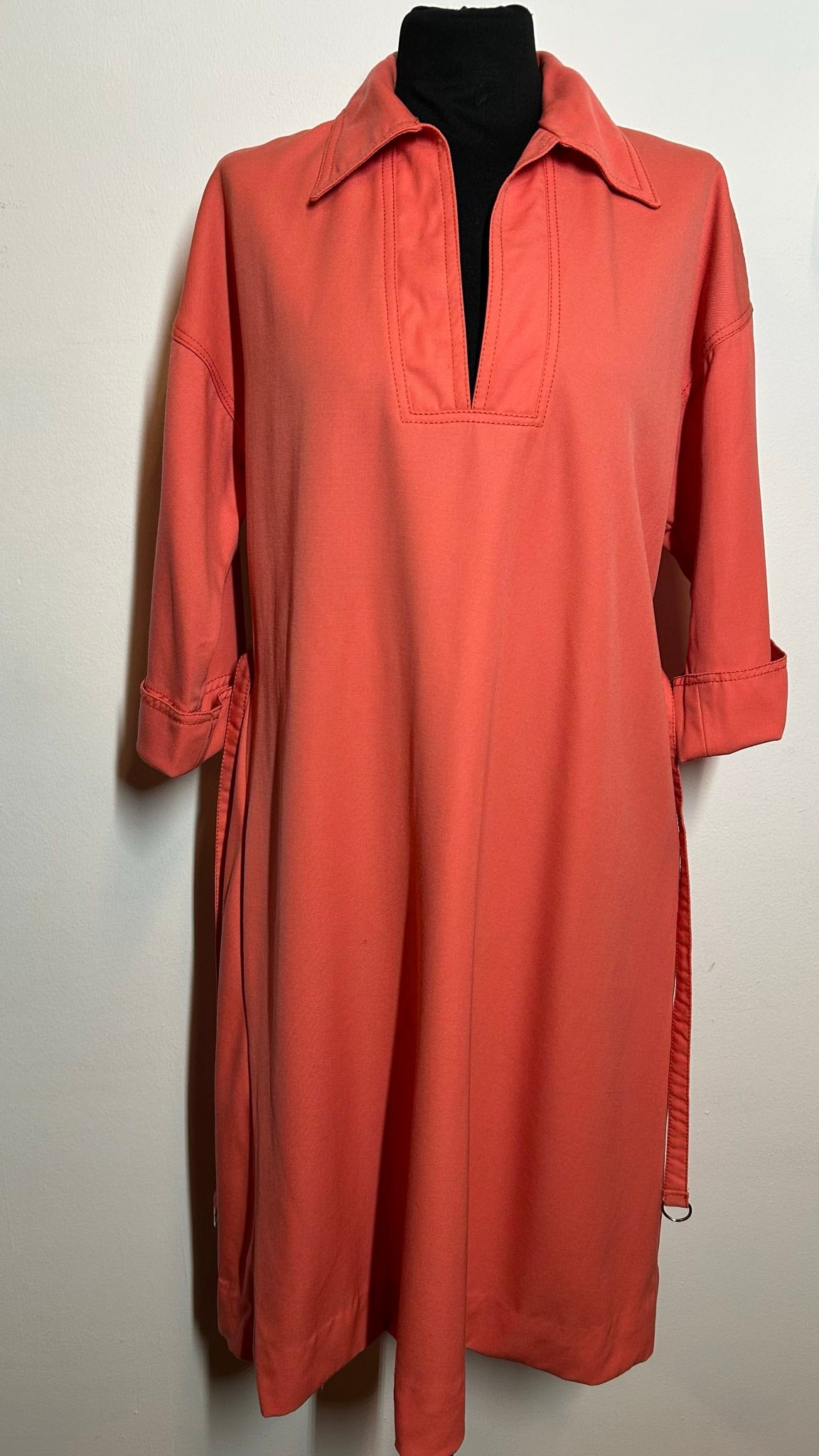 Jaren 70 jurk | koraalroze | L