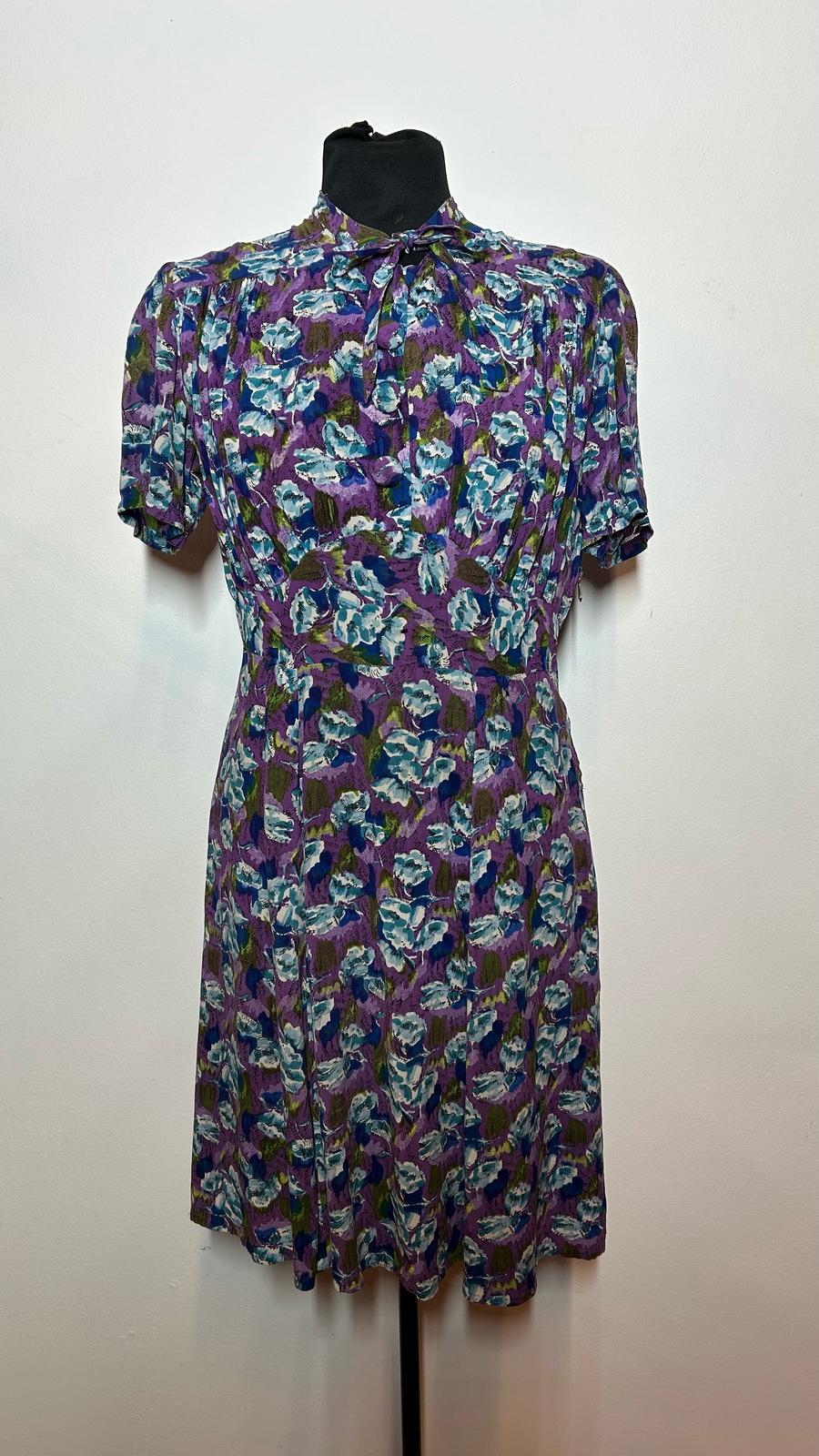 Jurk jaren 40 / 50 | Floral | M