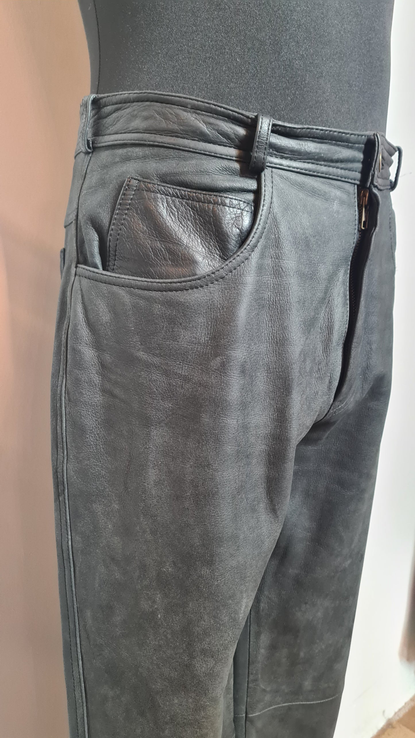 Broek boterzacht leer | L