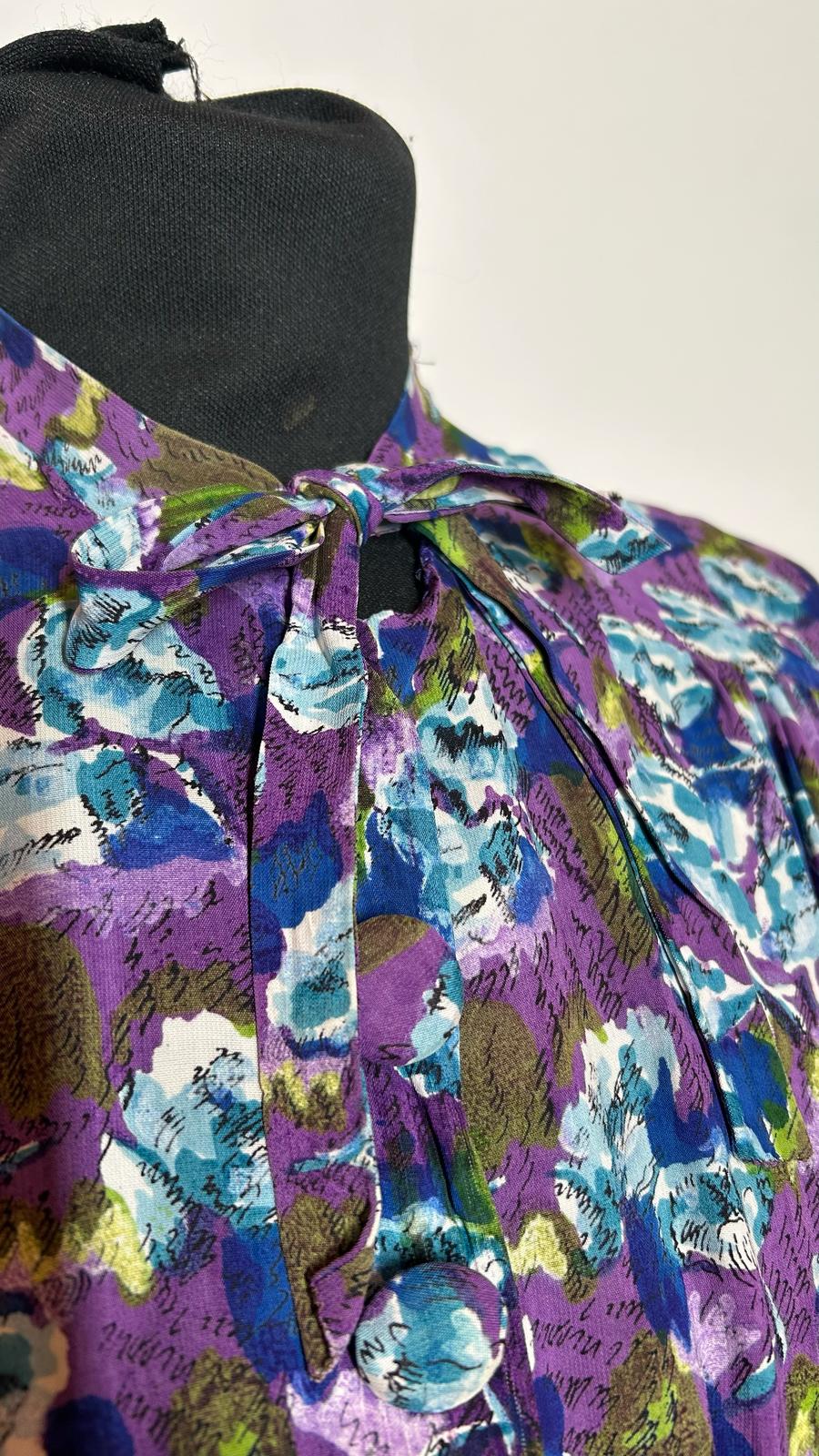 Jurk jaren 40 / 50 | Floral | M