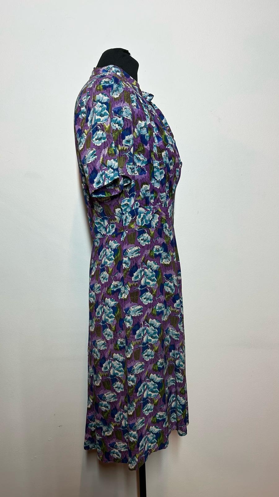 Jurk jaren 40 / 50 | Floral | M