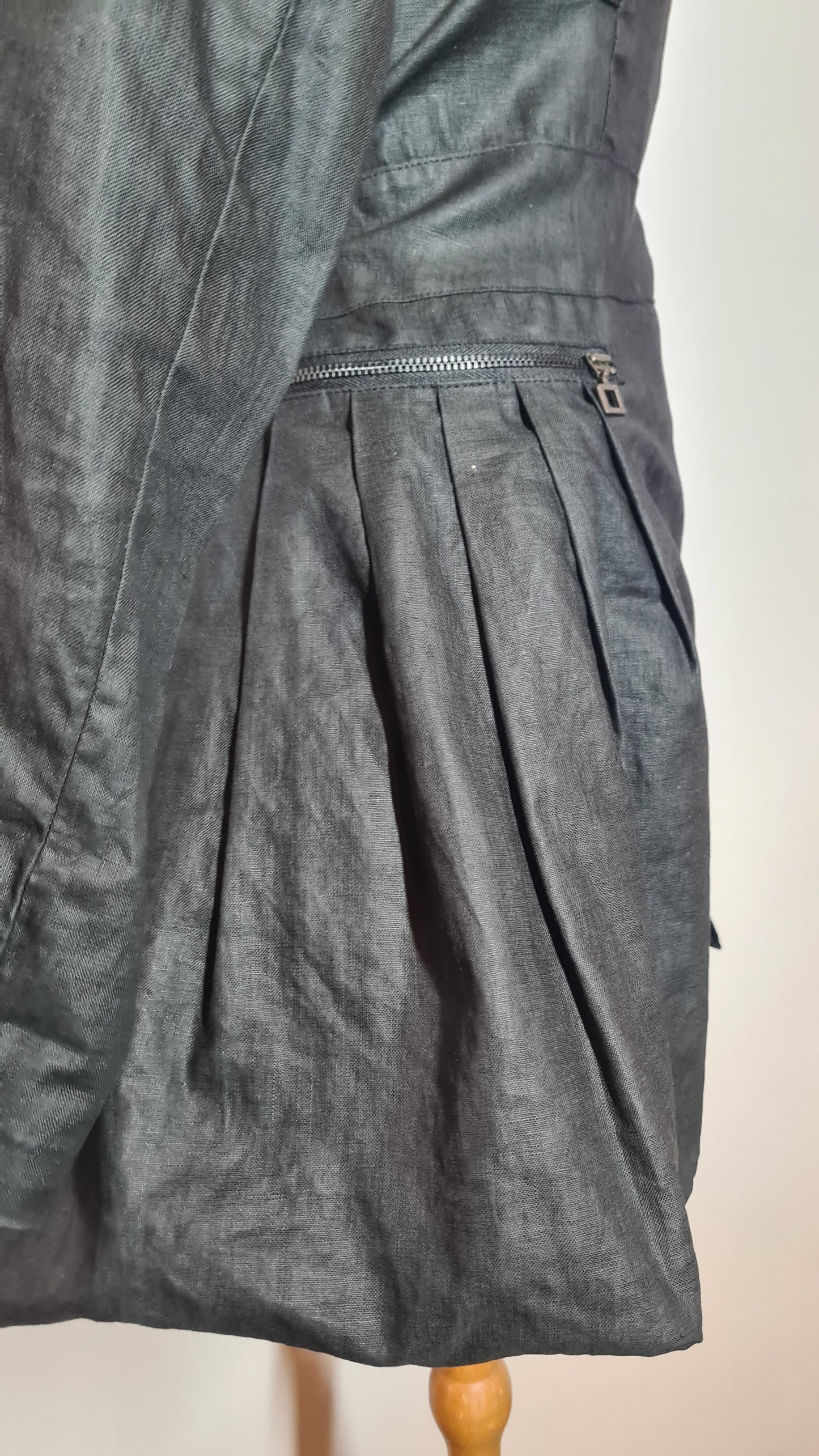 Jas zwart Sarah Pacini | linnen | M