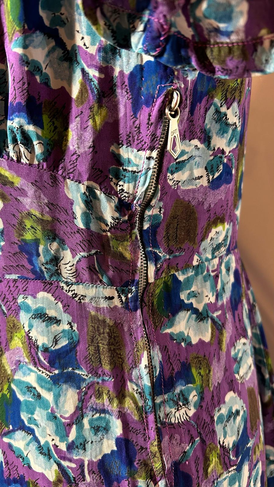 Jurk jaren 40 / 50 | Floral | M