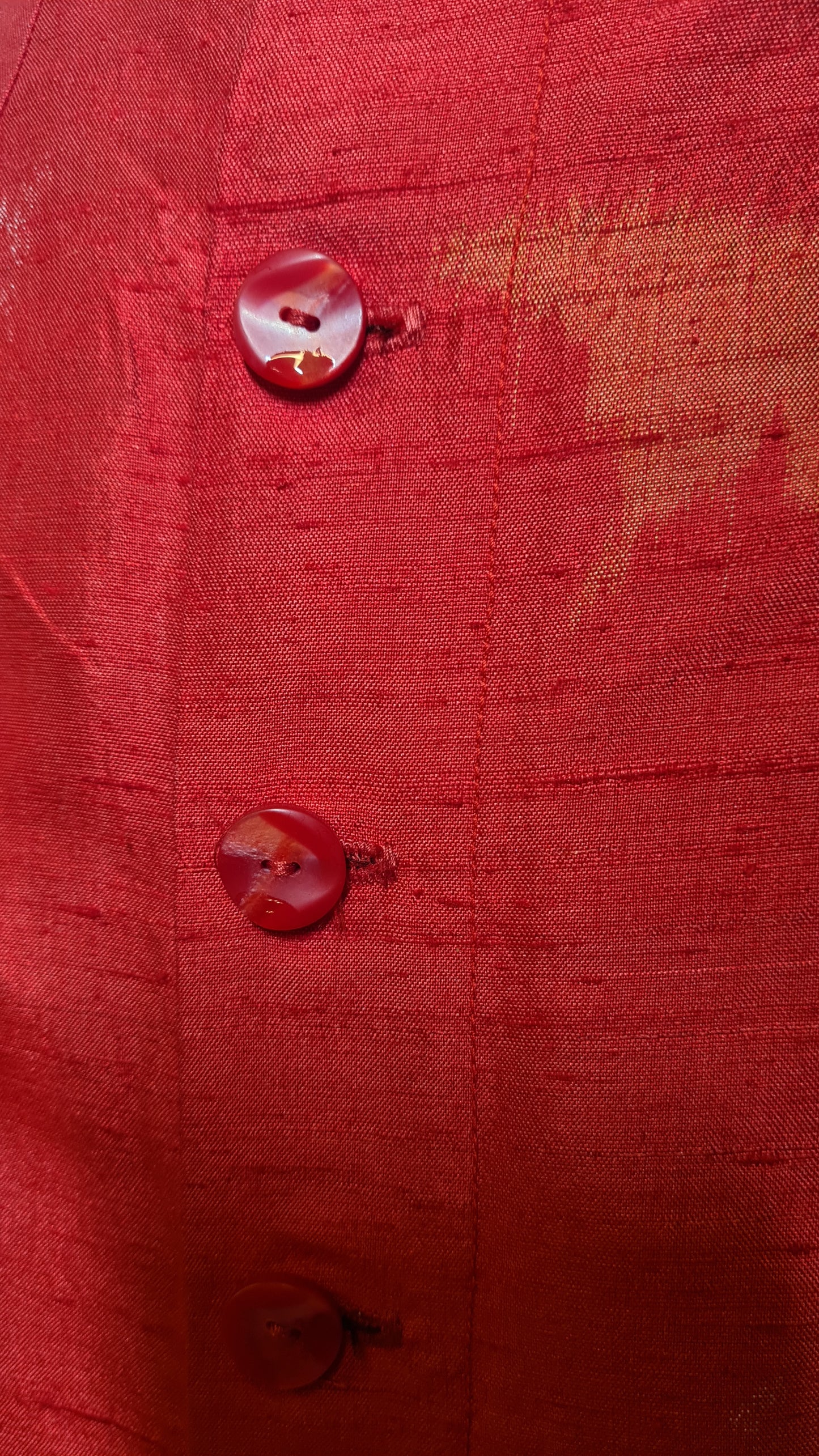 Maxirok poederrood | Ruwe zijde | M