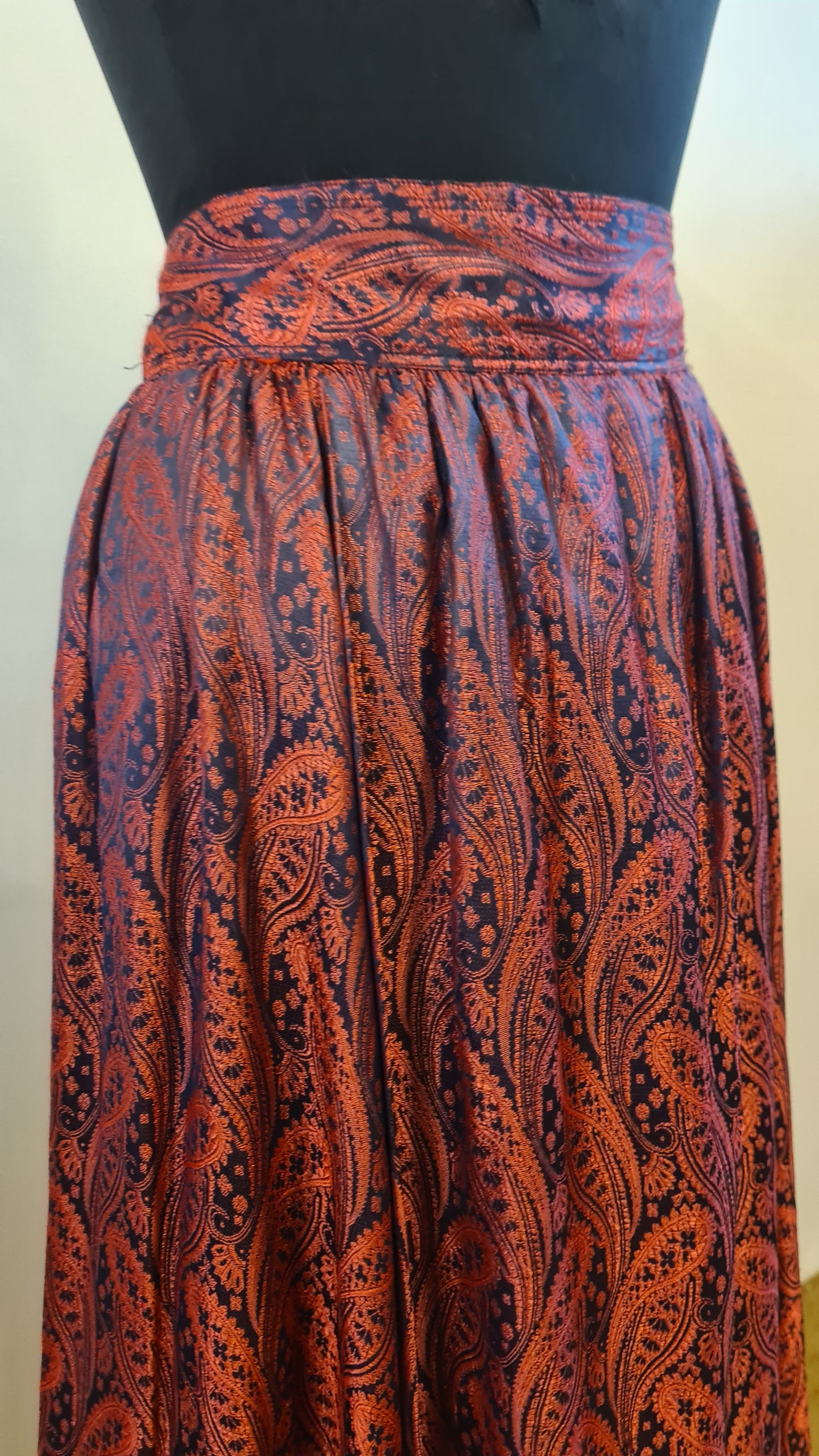 Skirt maxi | Silk | Size 40