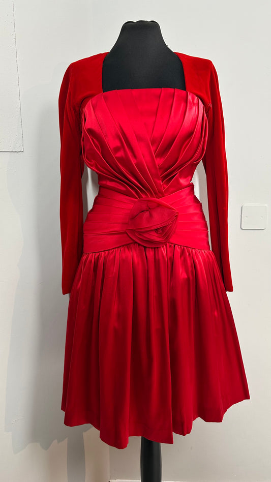 Gianni Versace | cocktail dress | jaren 80 | mt.36