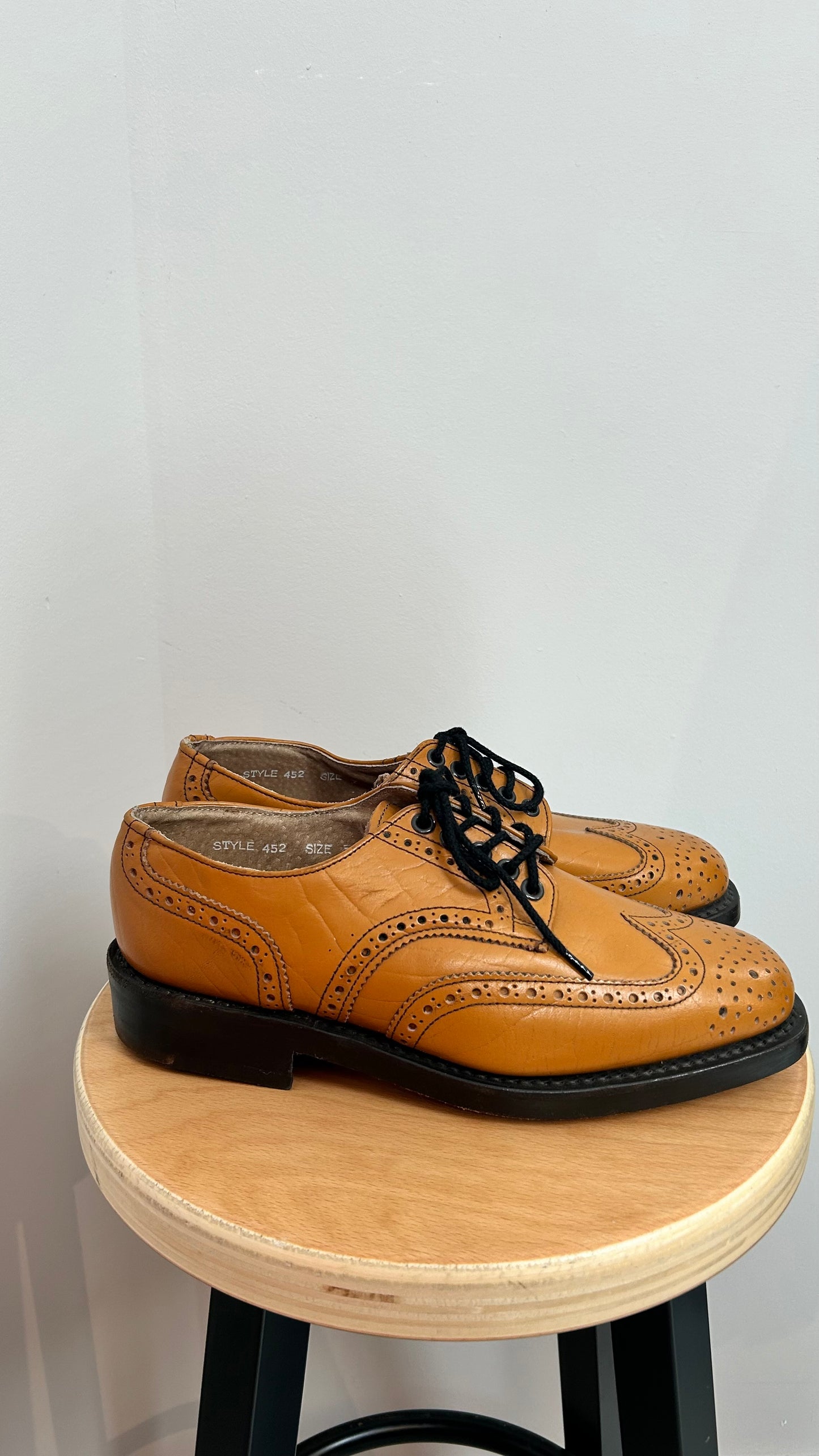 Bill Perry | Brogues | jaren 70 | mt. 41