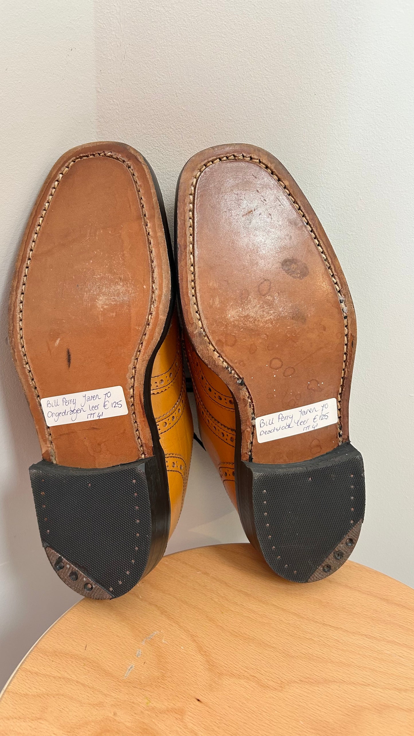 Bill Perry | Brogues | jaren 70 | mt. 41