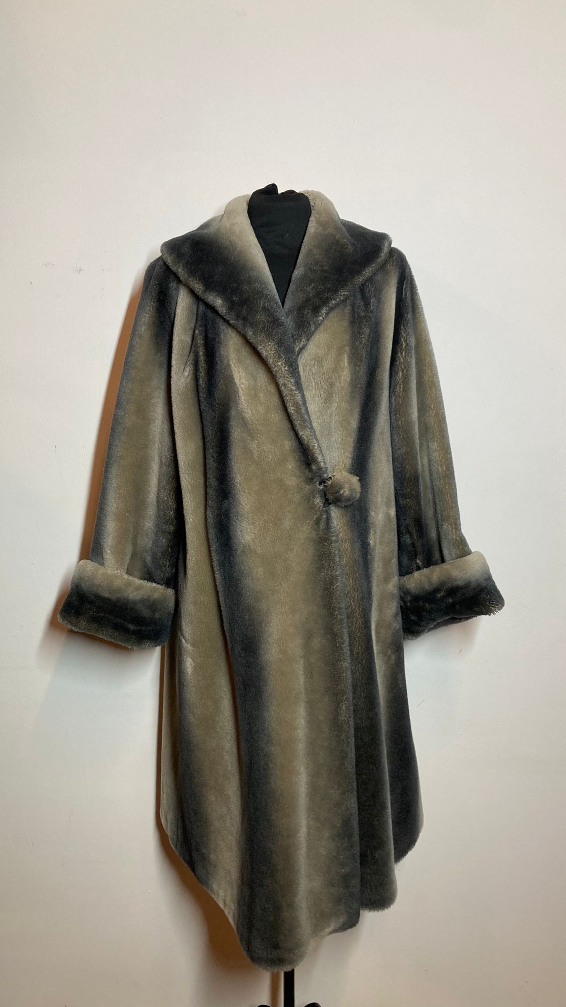 Jaren 60 fake fur mantel | M/L