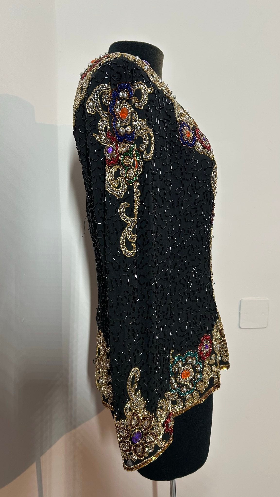 Jasje met pailletten | Zijde | M