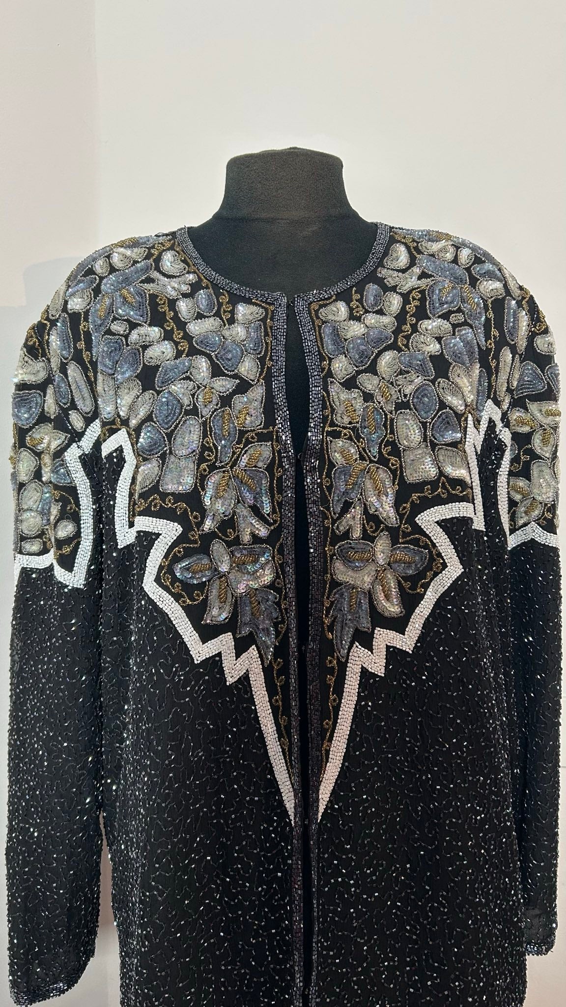 Jasje pailetten | Zijde | L / XL