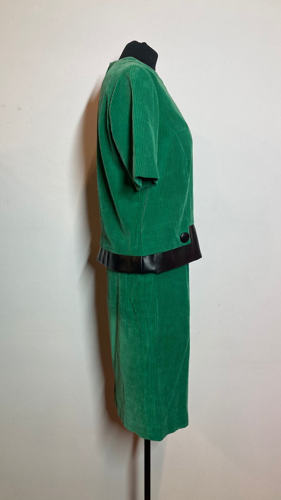 Groene set blouse en rok | Original 60's | S