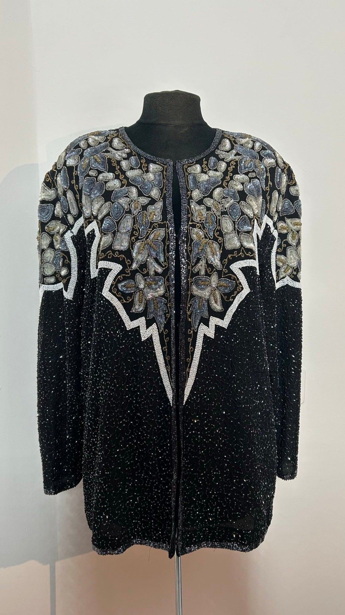 Jasje pailetten | Zijde | L / XL