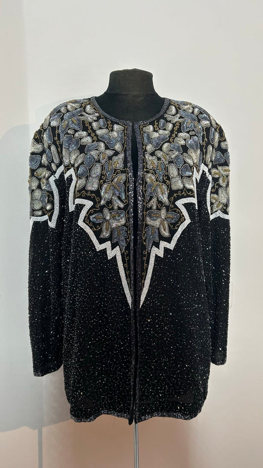 Jasje pailetten | Zijde | L / XL