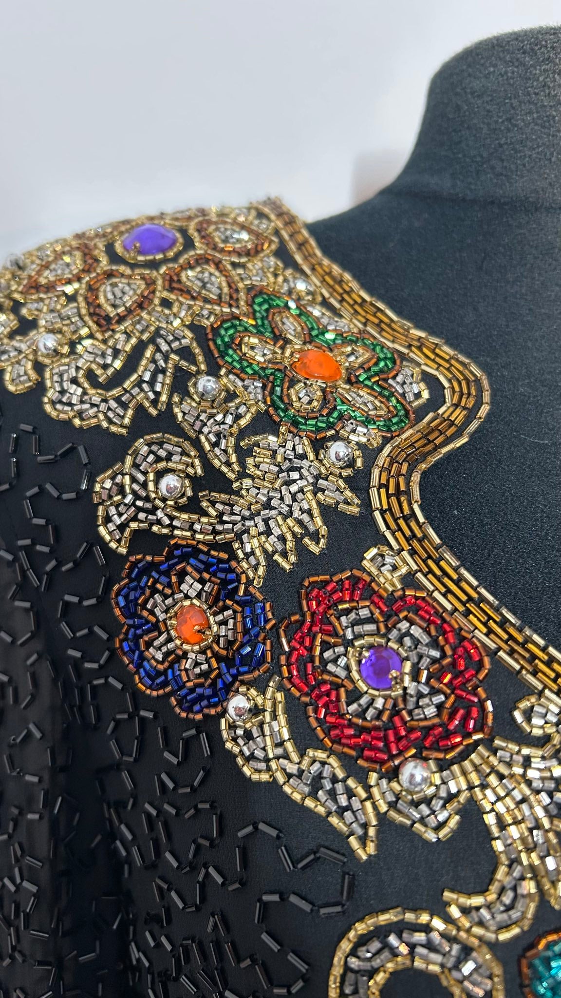 Jasje met pailletten | Zijde | M