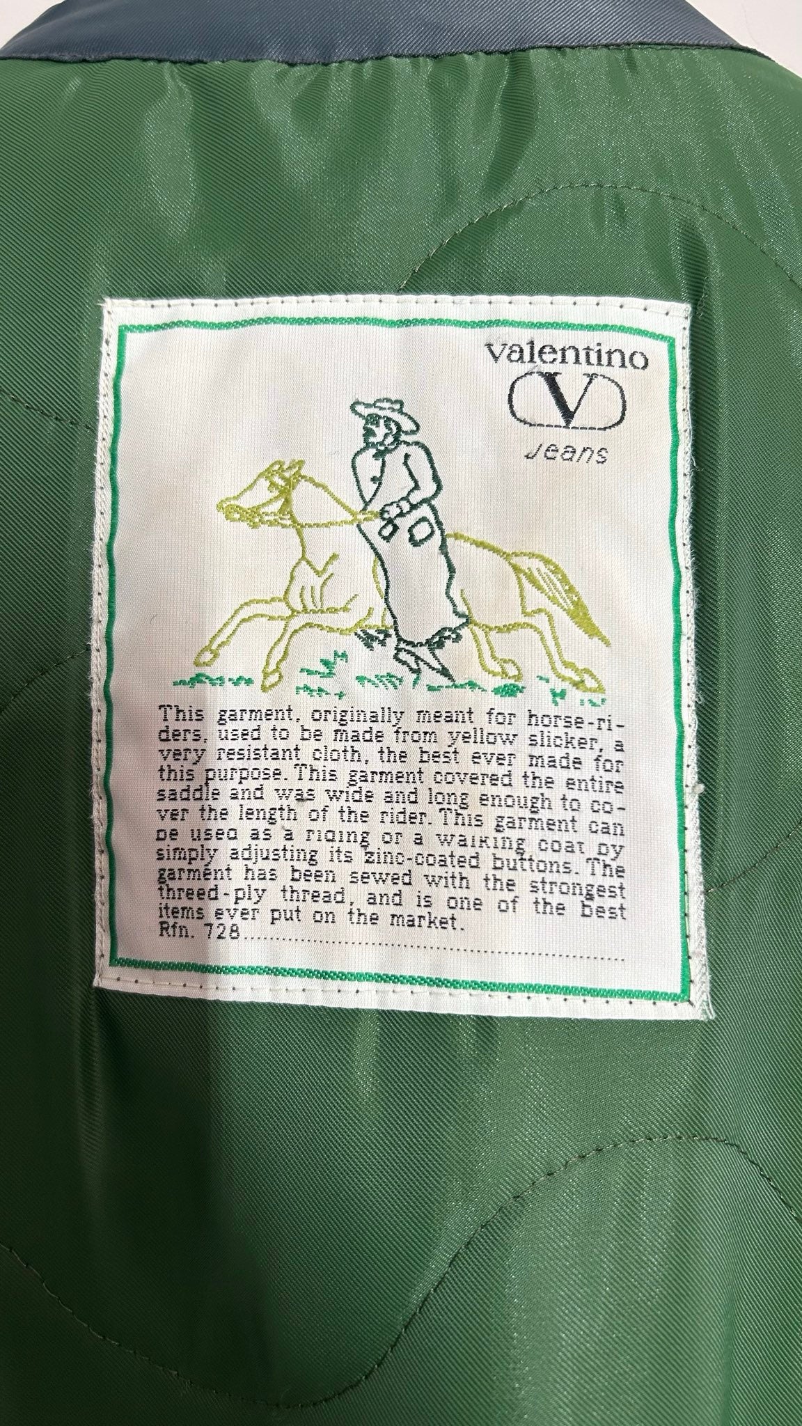 Jas Valentino denim | uitneembare voering | L / XL