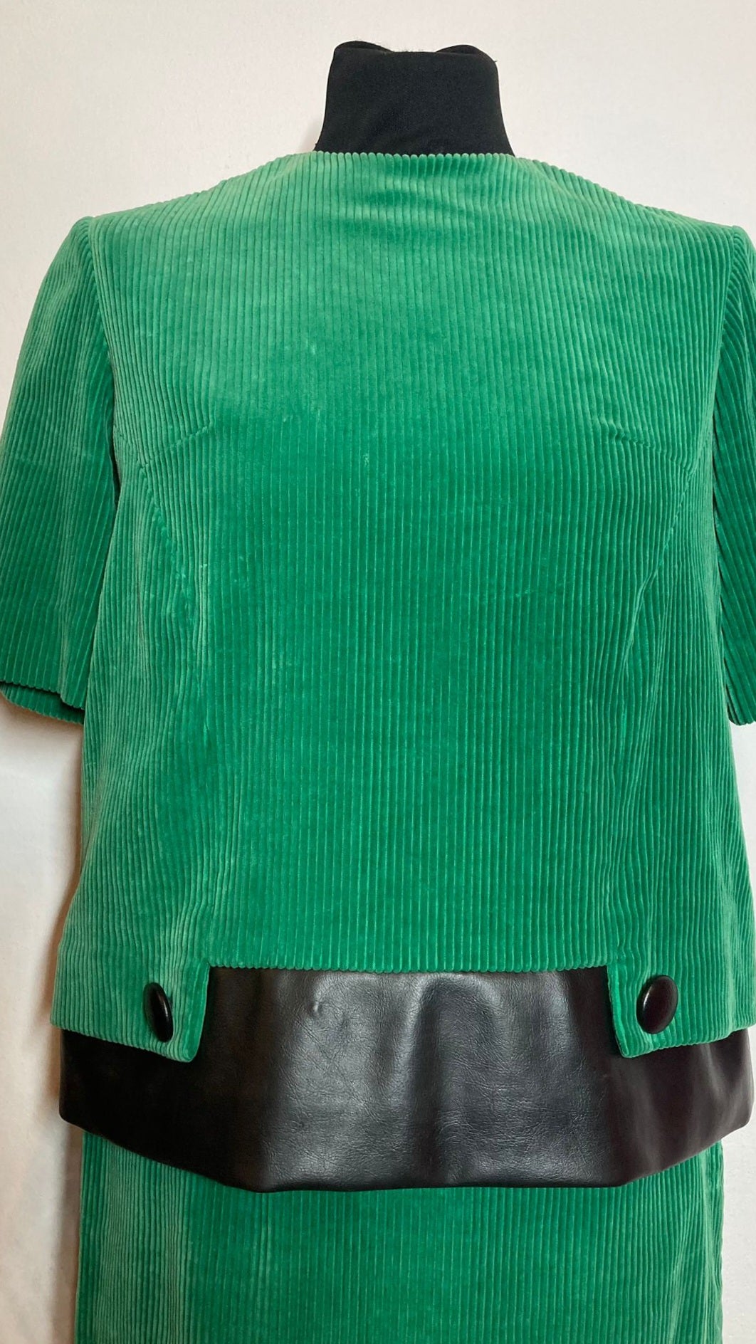 Groene set blouse en rok | Original 60's | S