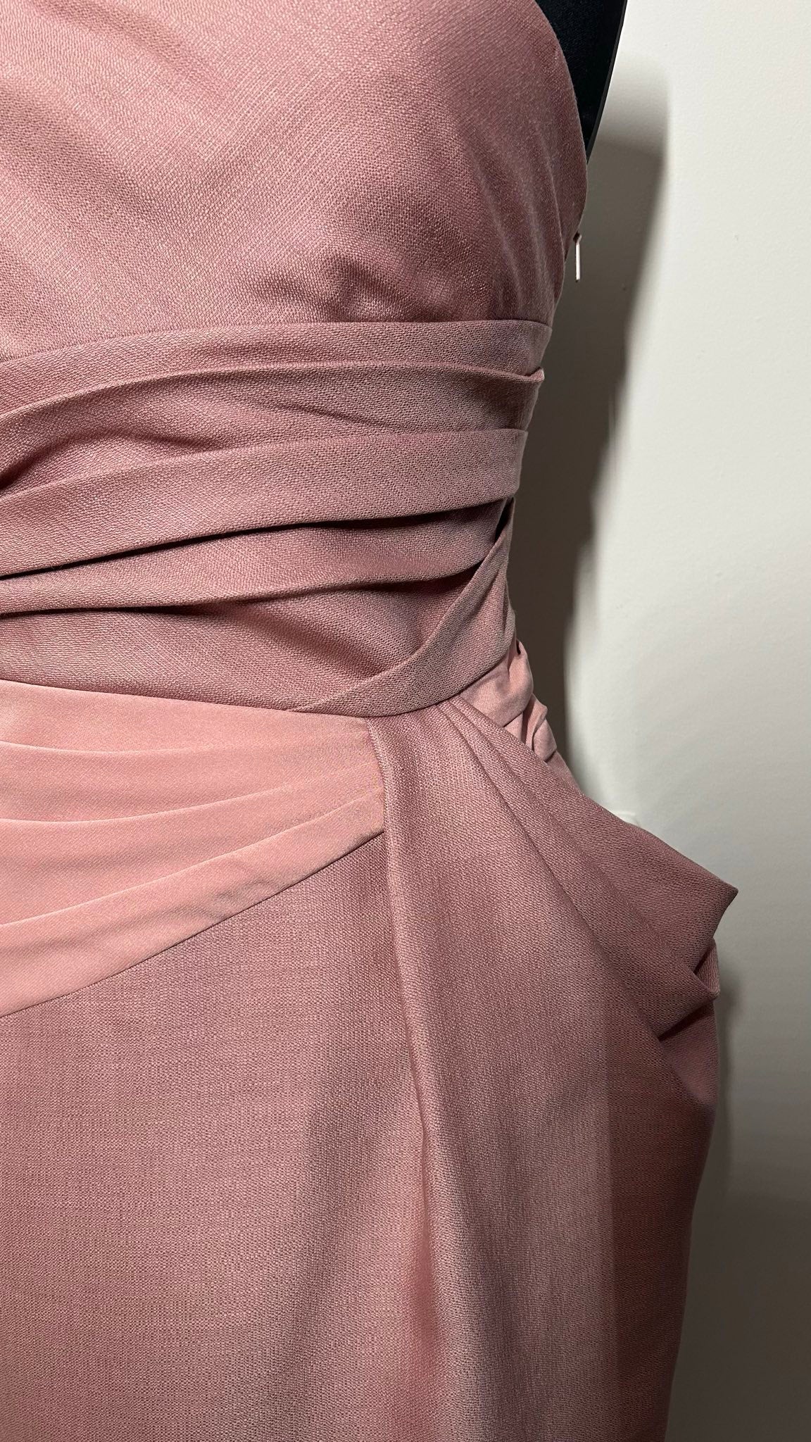 Versace blush pink jurk | S